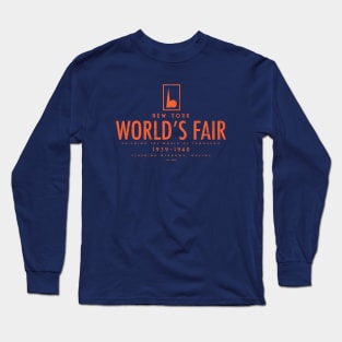 1939 1940 New York World's Fair Wordmark Long Sleeve T-Shirt